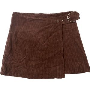 THRIFTED F21 BROWN CORDUROY SHIRT